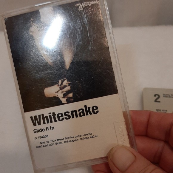 Whitesnake Slide It In Cassette Tape 1984 Metal Heavy Metal RCA Records READ - Picture 10 of 12